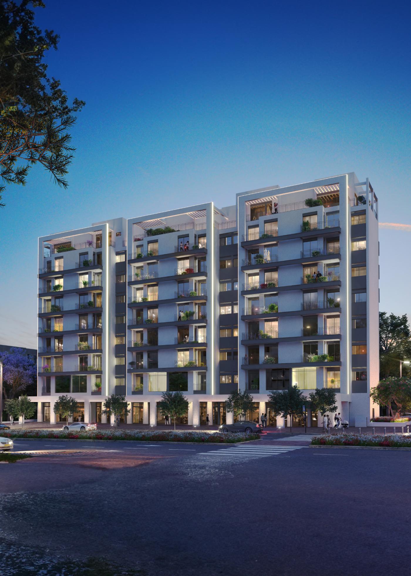 מתחם מגורים יוקרתי בשכונת רמת אביב A Luxury Residential Complex in the Ramat Aviv Neighborhood